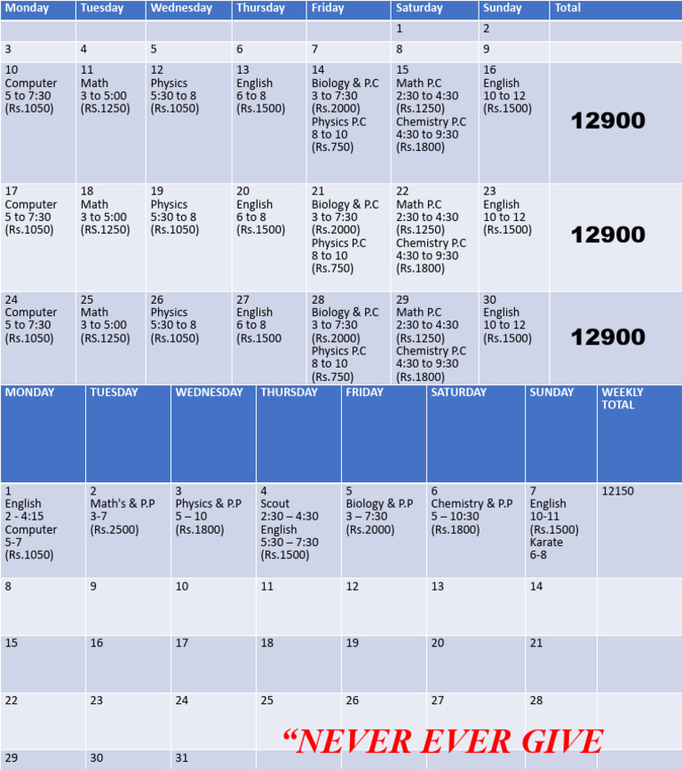 class-timetable-pdf