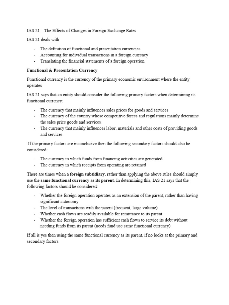 youtube-ias-21-foreign-exchange-rates-pdf-currency-united