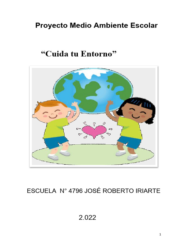 Proyecto Escolar de Educación Ambiental | PDF | Residuos | Entorno natural