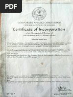 COR 14.3 Registration Certificate | PDF