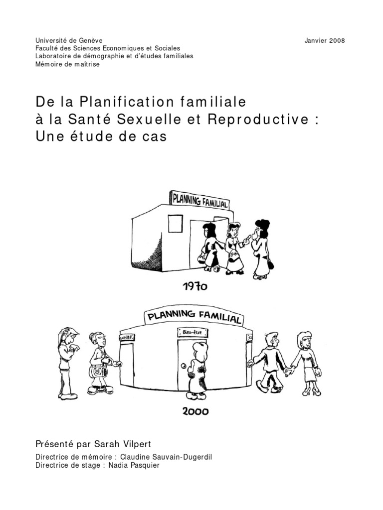 Planification Familiale à Vevey : Étude de Cas | PDF | Objectifs du ...