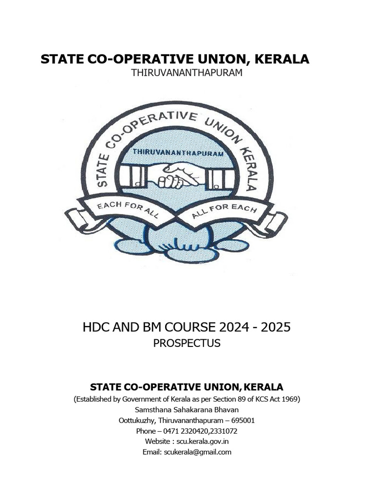 HDC & BM Course Prospectus 2024-2025 | PDF