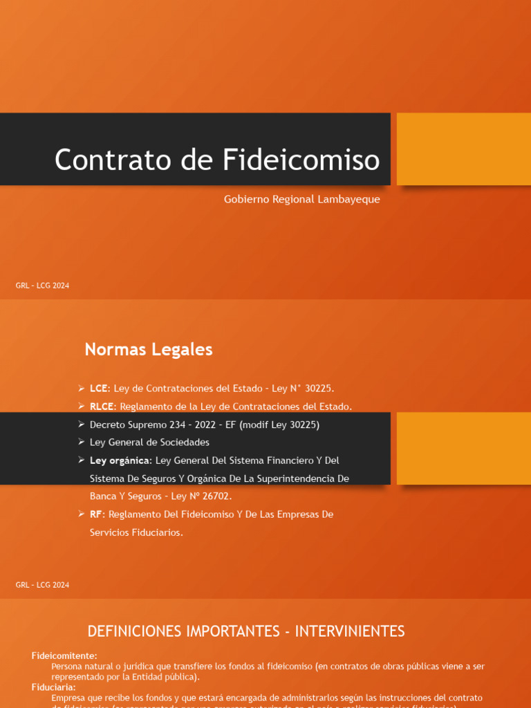 Contrato de Fideicomiso | PDF | Fiduciario | Justicia