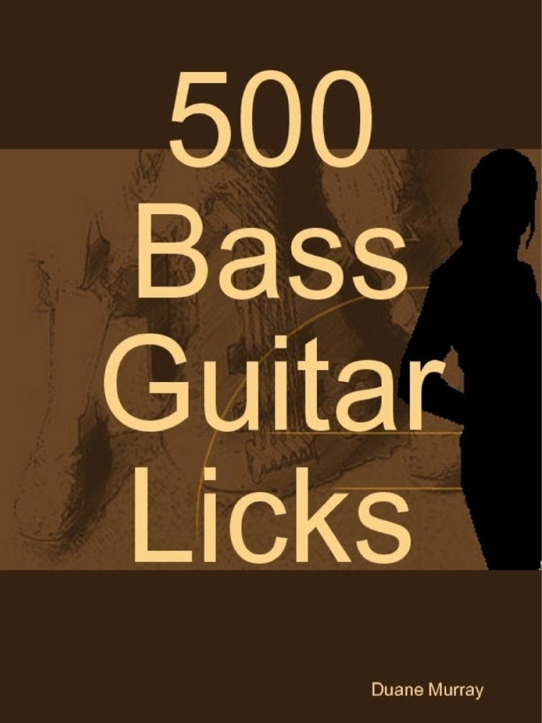 500 Bass Guitar Licks PDF Bajo Puntuación