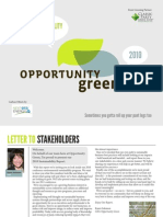Opportunity Green Sustainability Report 2011