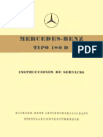 Mercedes Benz W120 (180D Ponton) - Instrucciones de Servicio