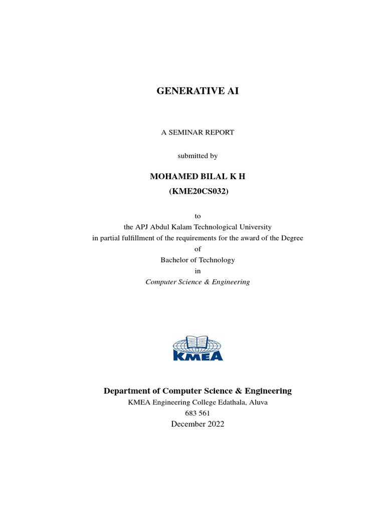 Gen Ai | PDF | Artificial Intelligence | Intelligence (AI) & Semantics