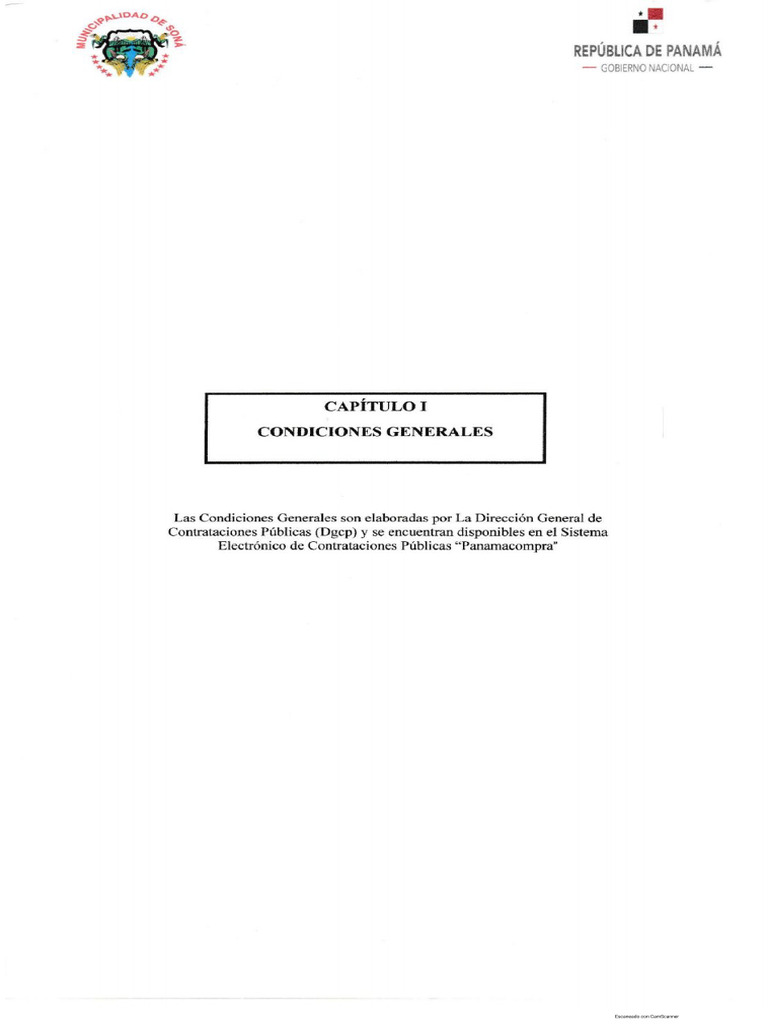 Capitulo I Condiciones Generales | PDF