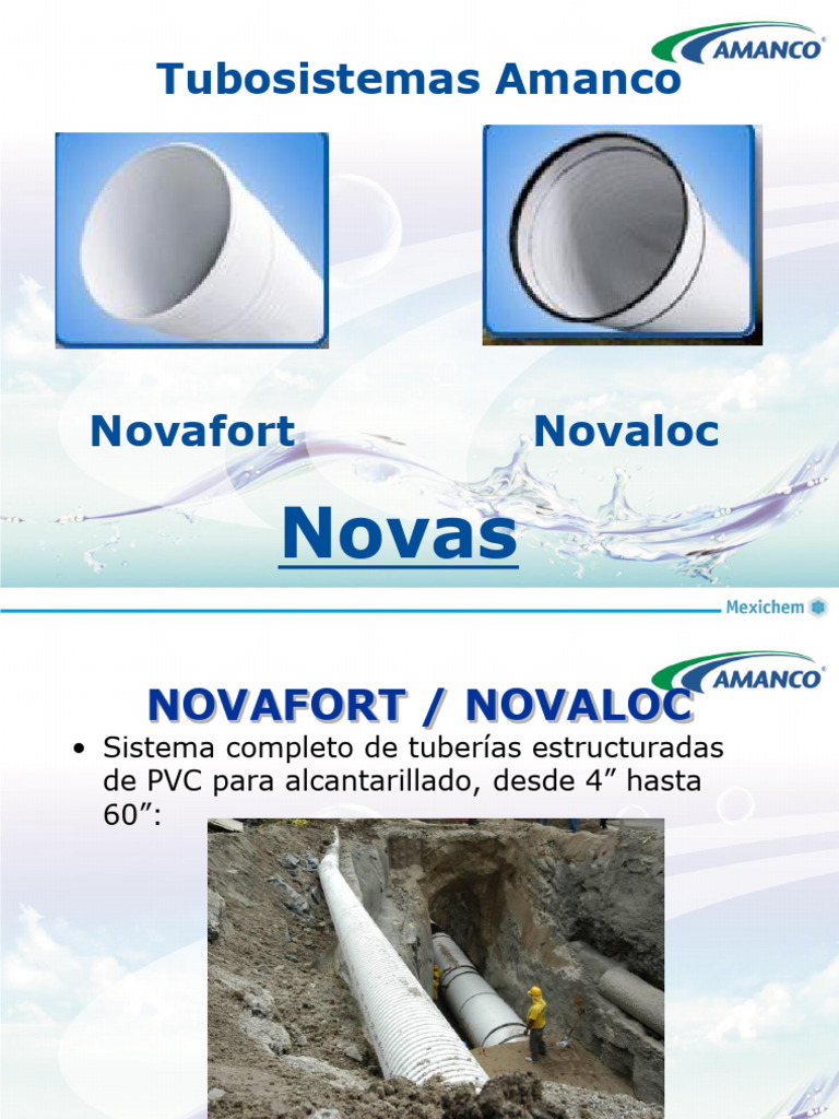 Tuberías PVC Novafort y Novaloc: Instalación y Beneficios | PDF ...