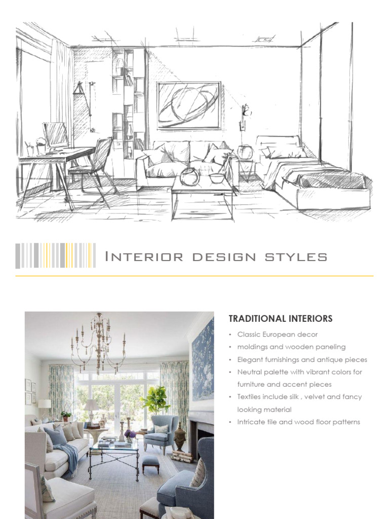 Explore Diverse Interior Design Styles | PDF | Interior Design | Style
