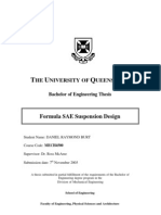 Formula SAE Suspension Design