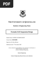 Formula SAE Suspension Design