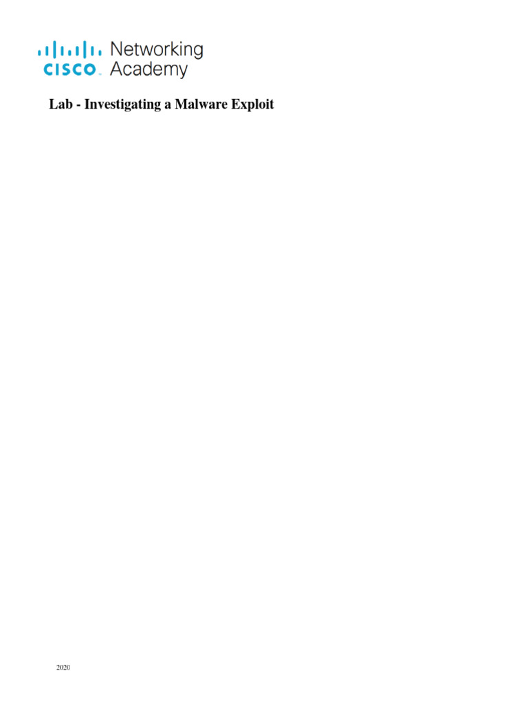 Cybersecurity Analyst Lab Guide | PDF | World Wide Web | Internet & Web