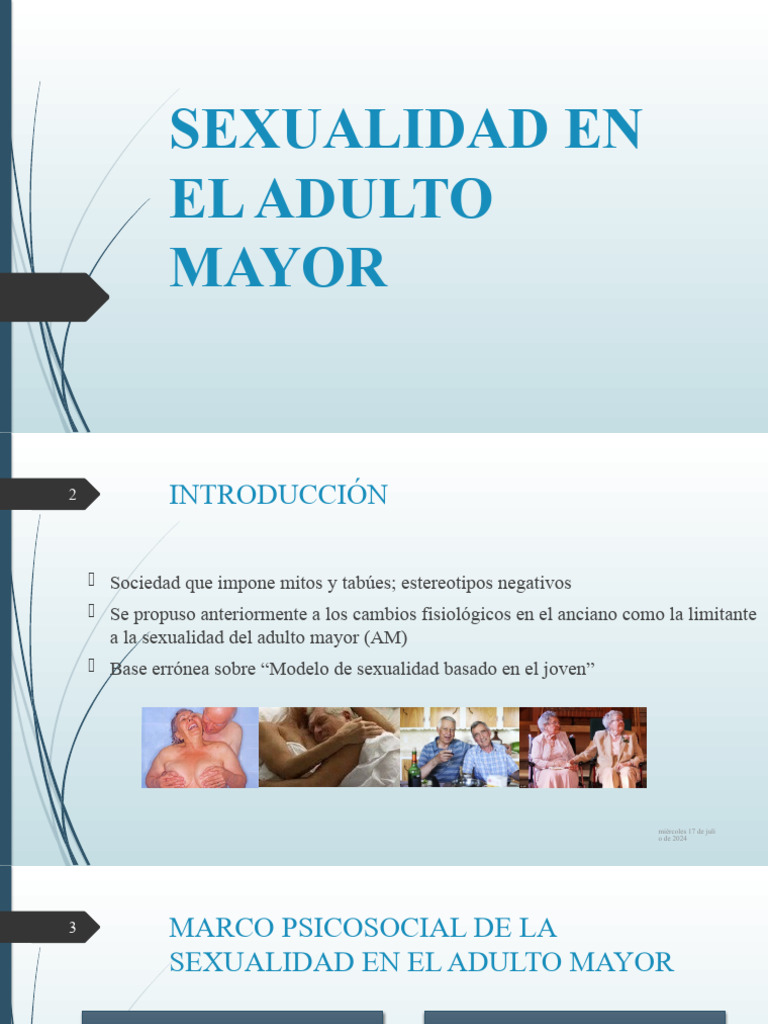 Sexualidad y Mitos en Adultos Mayores | PDF | Vejez | La sexualidad humana