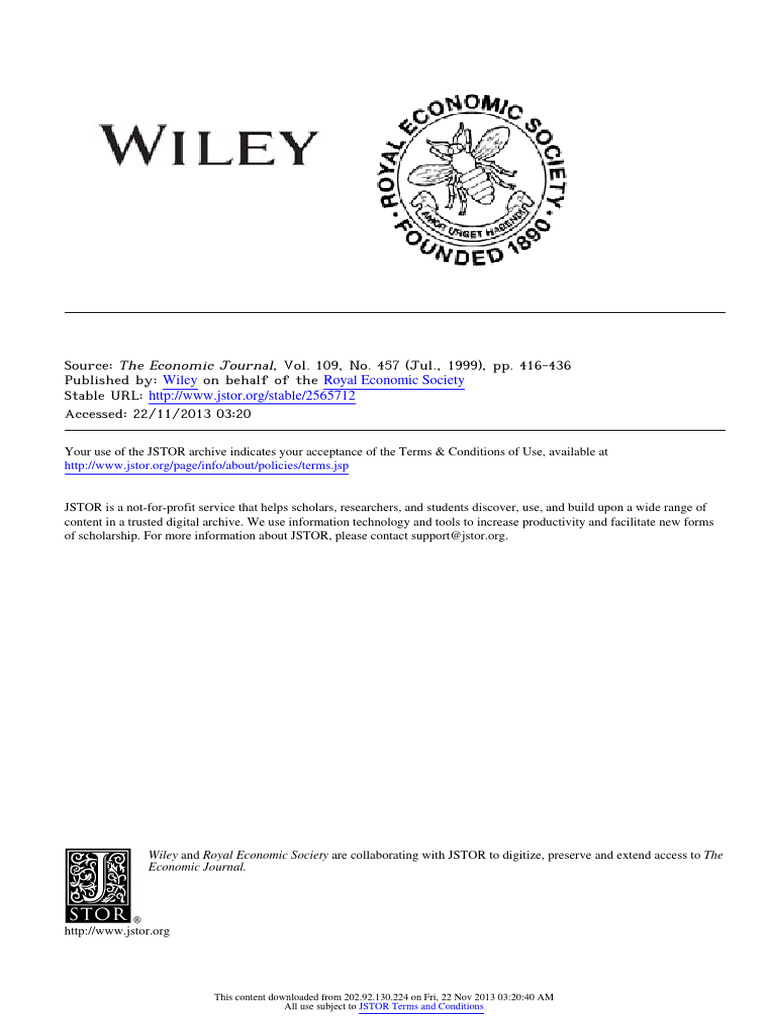 Nelson and Pack - Asian Miracle and Mod Growth Theory | PDF | Economic ...