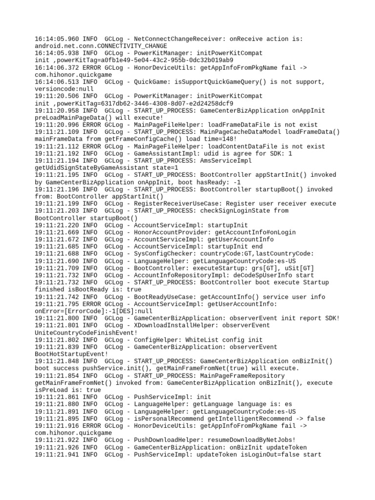 Startup Boot Process Logs | PDF | Software Engineering | Computer Science