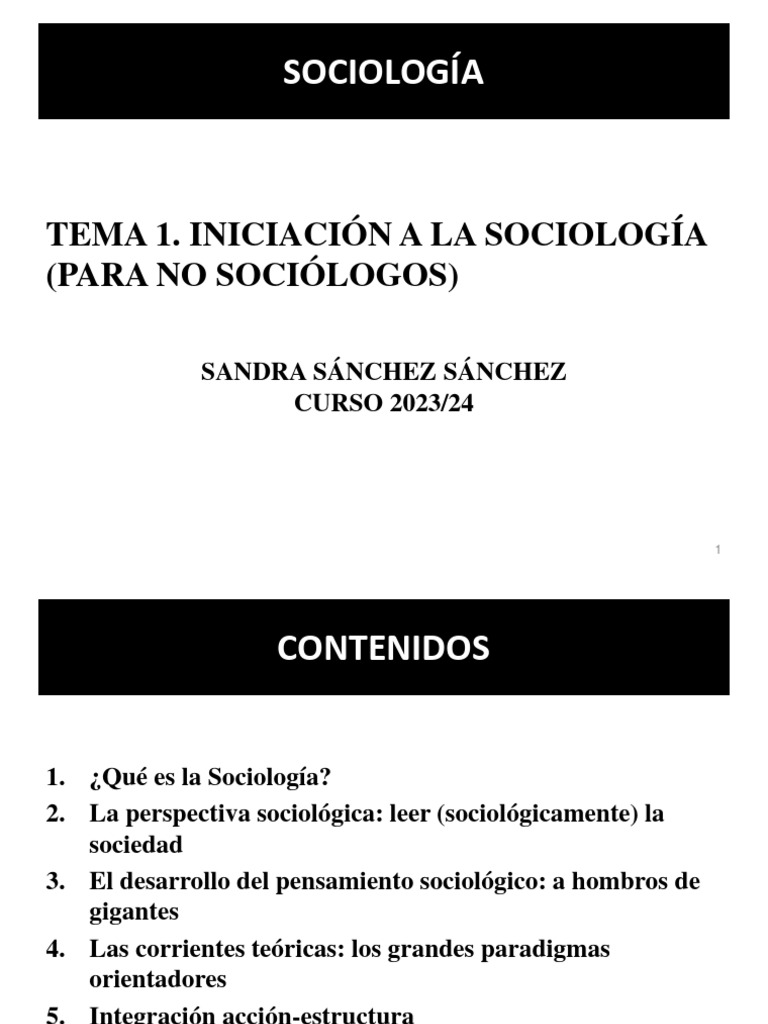 Introducción a la Sociología para Todos | PDF | Sociología | Sociedad