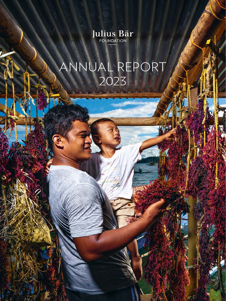 Julius Baer Foundation Annual Report 2023 en PDF PDF Economic