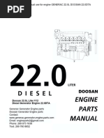 Generac Doosan 22.0 Liter V12 Diesel 22.0DTA Generator