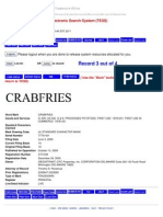 Record 3 Out of 4: Trademark Electronic Search System (TESS)