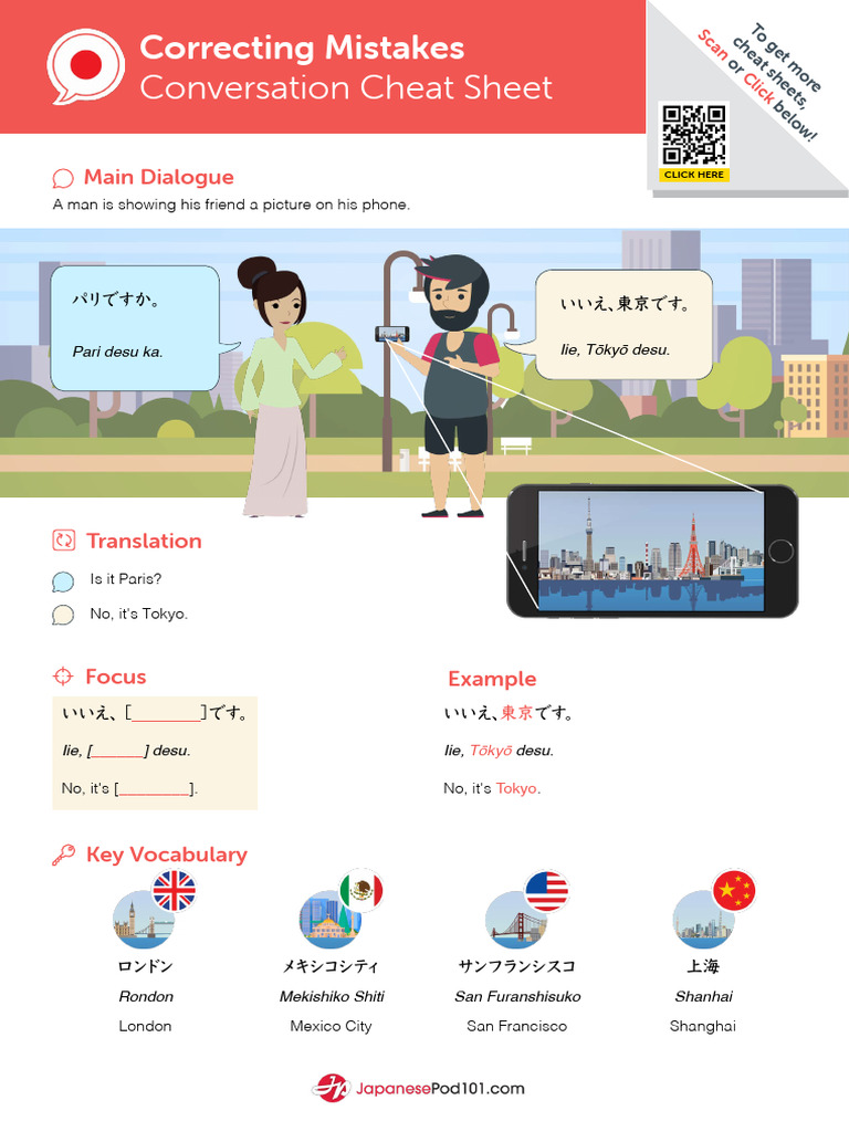 Japanese Correcting Mistakes | PDF