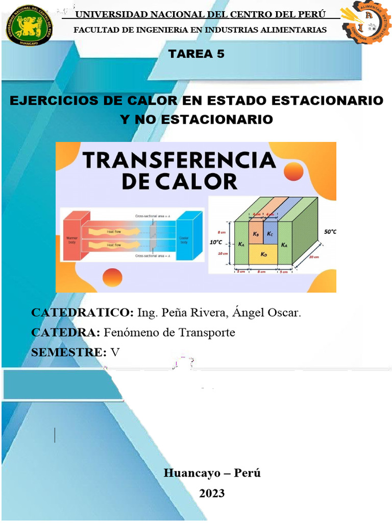 Problemas de Transferencia de Calor en Estado Estacionario | PDF ...