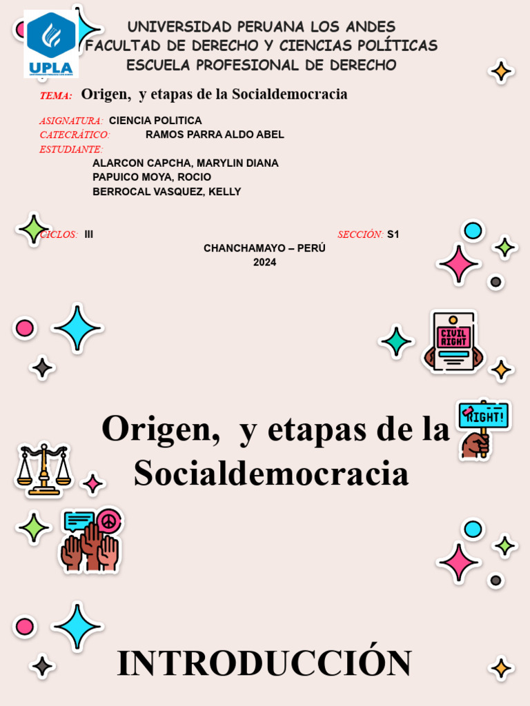 Origen, y Etapas de La Socialdemocracia PDF Democracia social