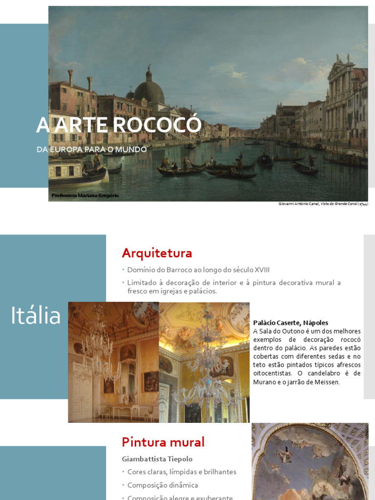 A Influência do Rococó na Arte Europeia | PDF | Pinturas | As artes