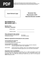 4748 Functional Skills Mathematics l2 Sample 2 Non Calculator Paper v1 ...