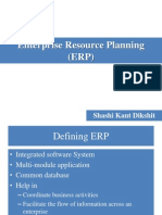 Enterprise Resource Planning (ERP) : Shashi Kant Dikshit