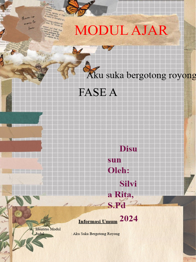 Modul Ajar Gotong Royong Kelas 1 | PDF | Karier & Perkembangan