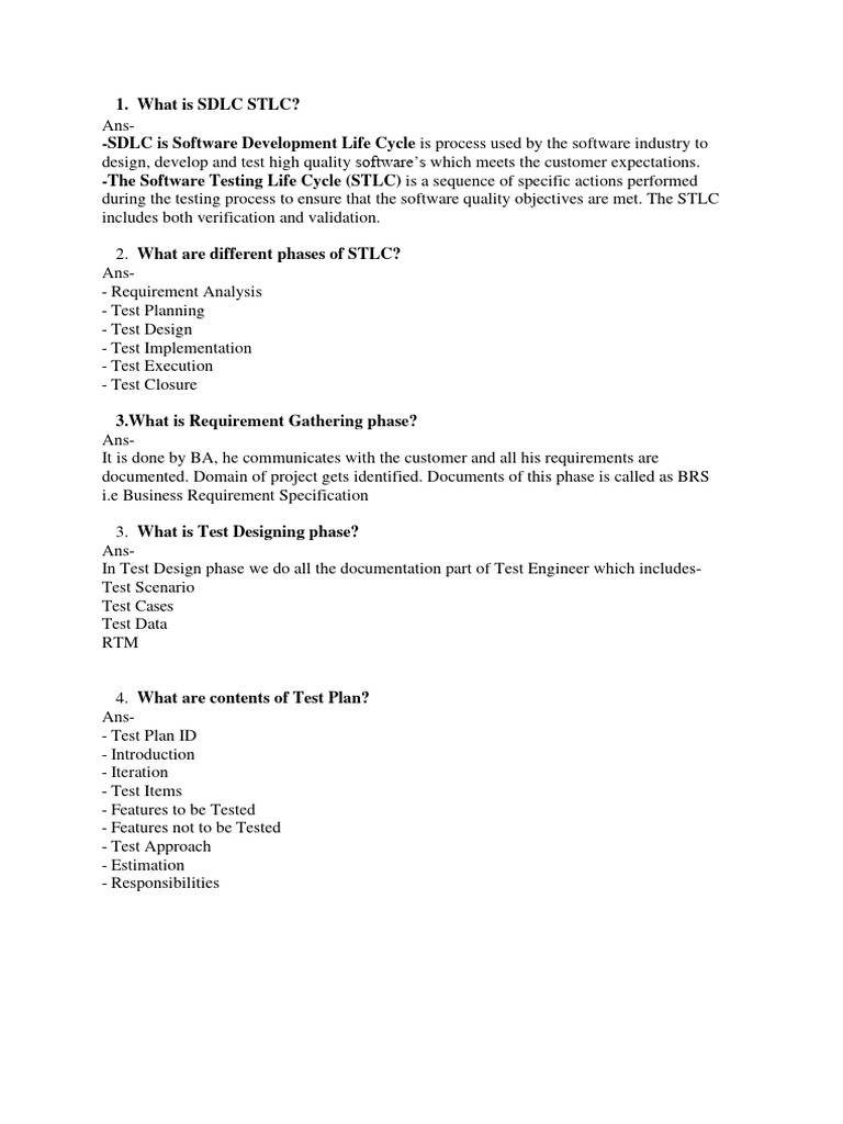 Software Testing & SDLC Guide | PDF | Software Testing | Loans