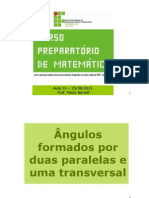 Mat UTFRS 16. Angulos Formados Por Duas Paralelas e Uma Transversal