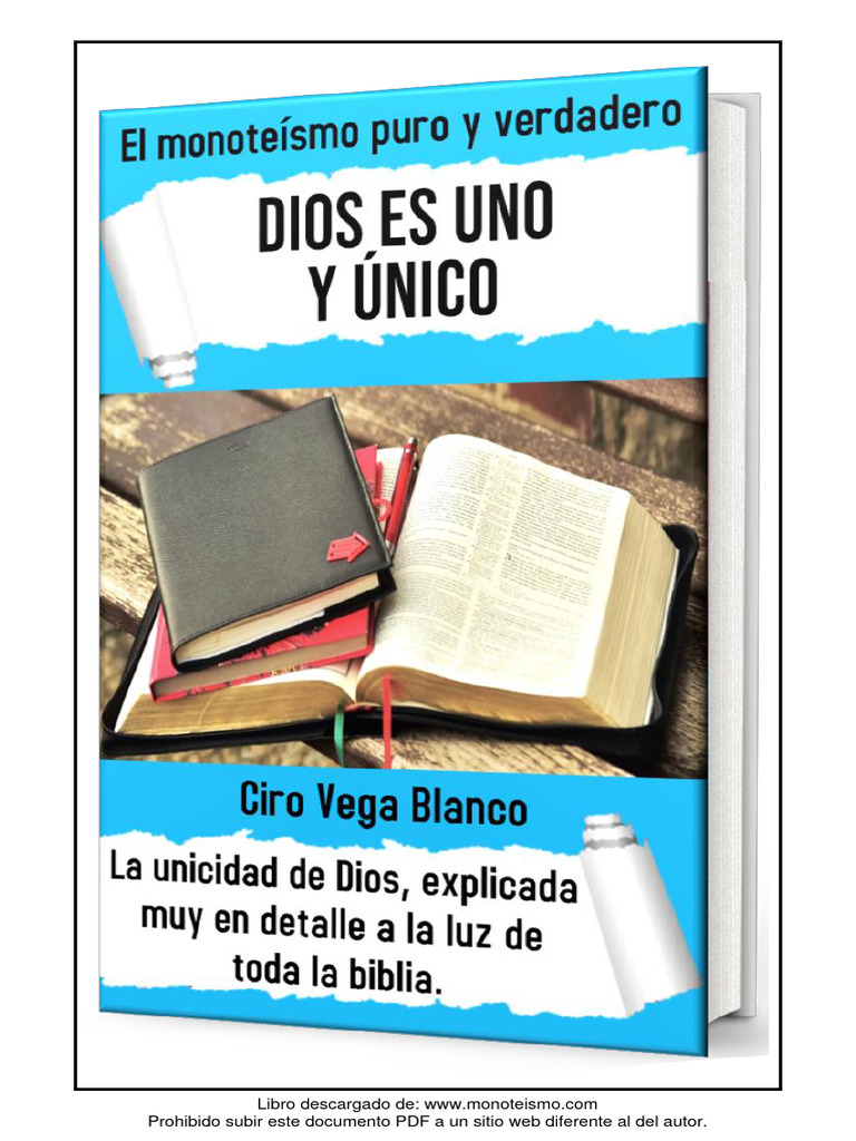 Dios Es Uno y Unico-1 | PDF | Tetragrammaton | Jesús