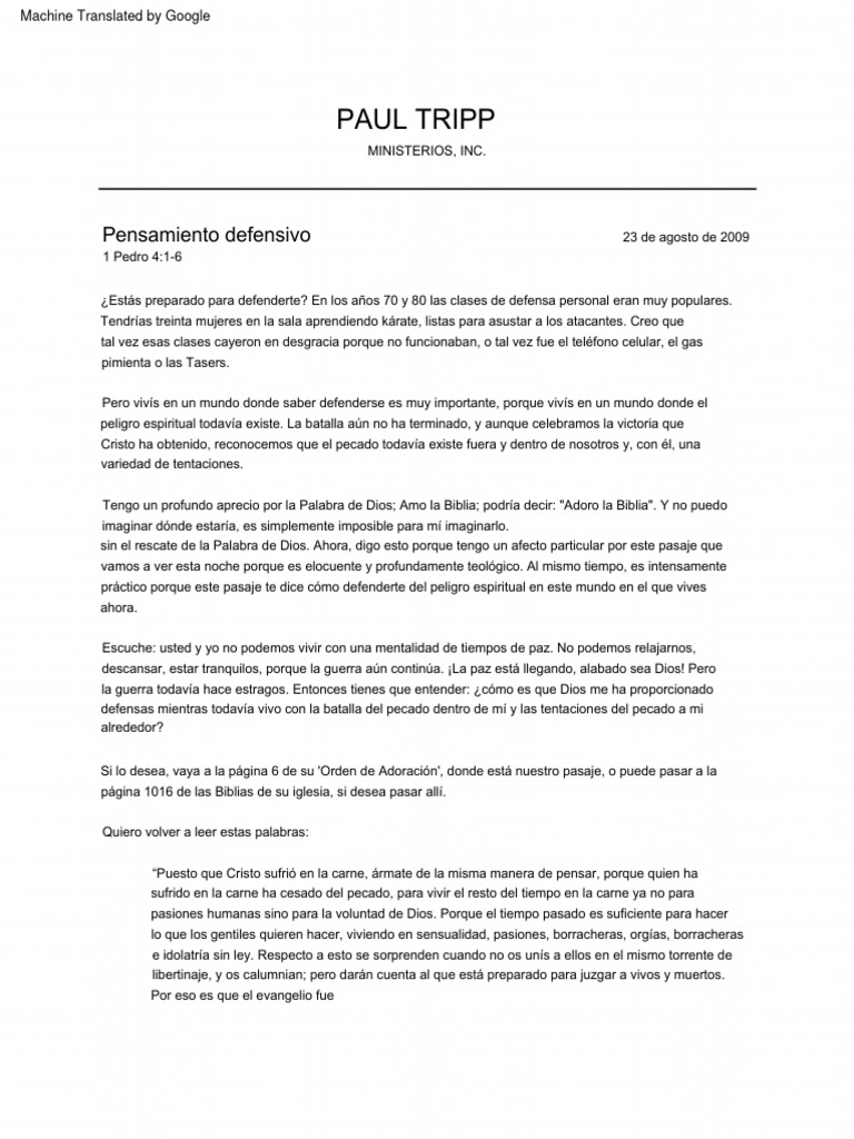 11 pensamiento defensivo pdf pecado cristo t tulo 