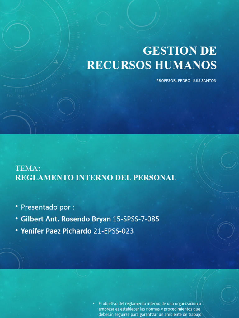 Exposicion GESTION DE RECURSOS HUMANOS | PDF | Business | Empleo