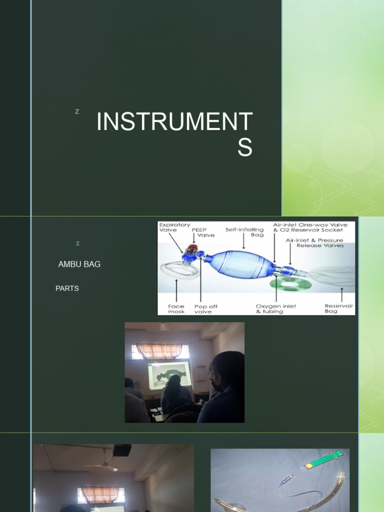 Medical Equipment and Procedures Guide | PDF