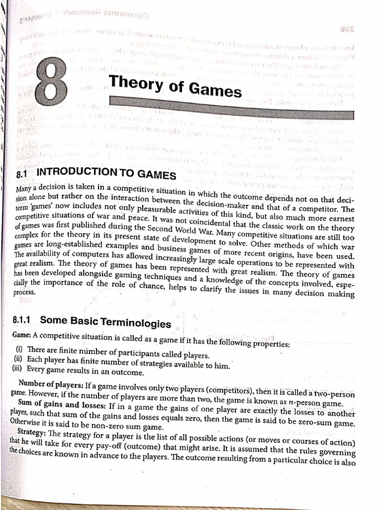 Game theory pdf