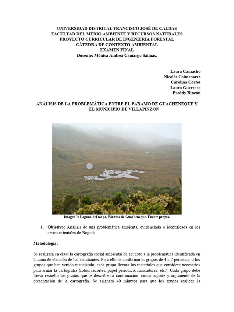 Examen Final | PDF | Entorno natural | Agua
