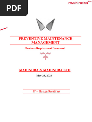 Preventive Maintenance Management