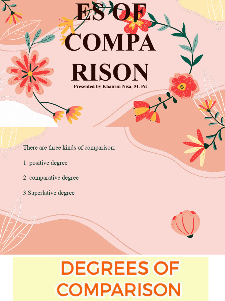 Understanding Degrees of Comparison | PDF | Linguistic Typology ...