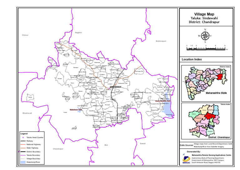 Sindewahi Taluka Village Map | PDF