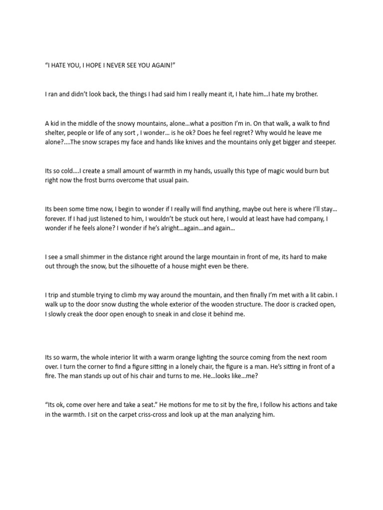 Travis Core Backstory | PDF | Poetry