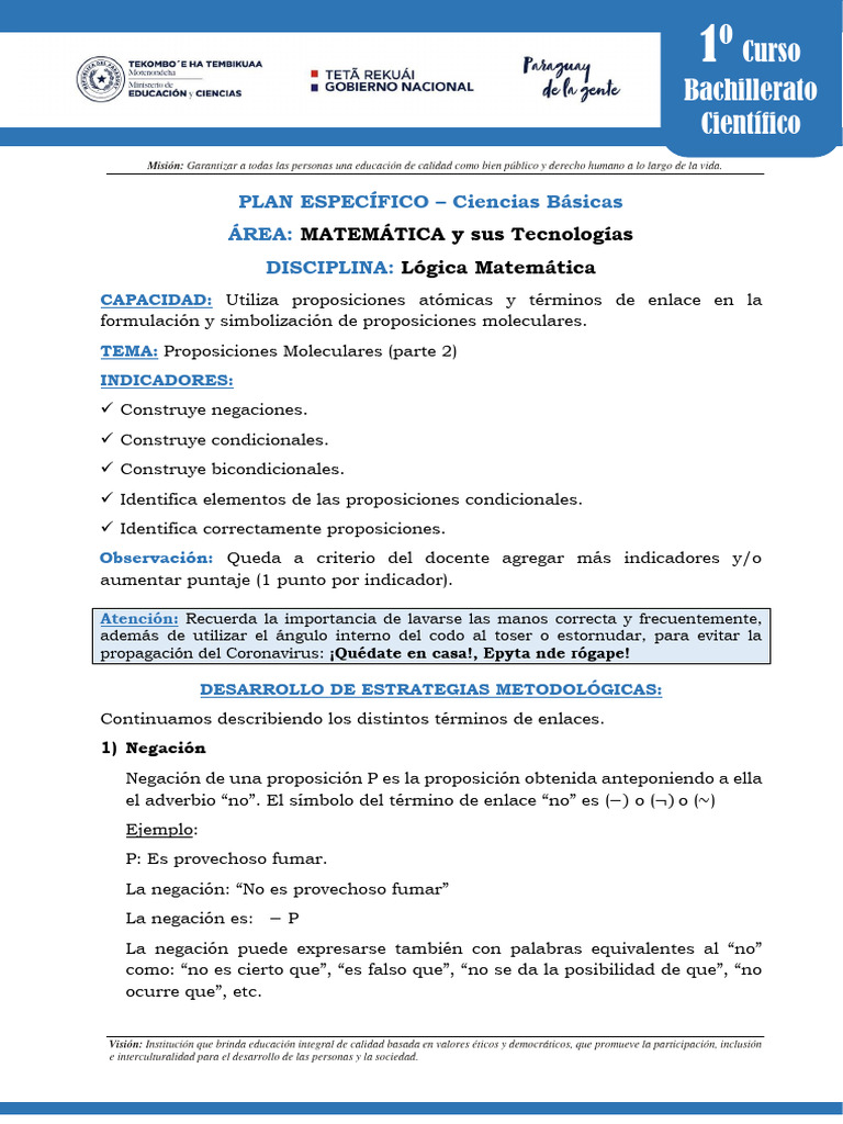 LogicaM_1__2 | PDF | Proposición | Triángulo