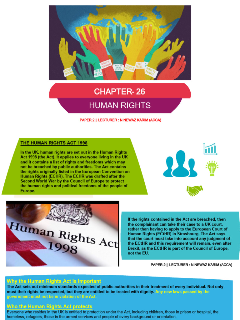 CHAPTER 26 Human Rights FULL | PDF | Crimes | Crime & Violence