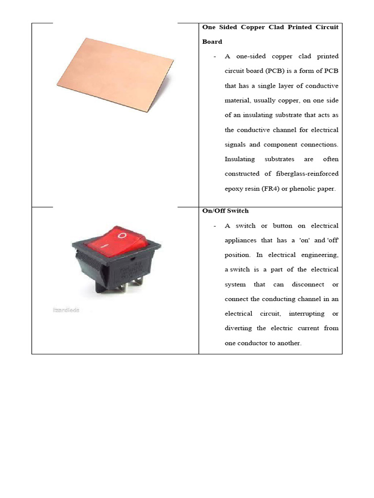 Components | PDF | Printed Circuit Board | Electrical Connector
