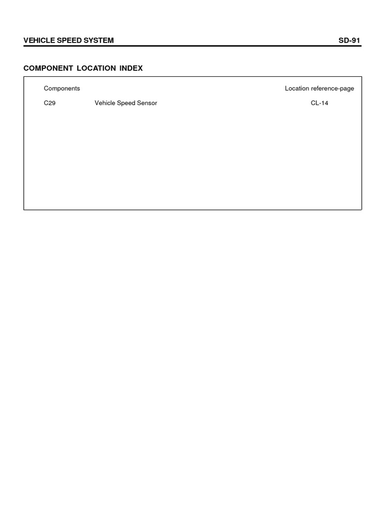 Vehicle Speed Sensor Location Guide | PDF | Business | Computers