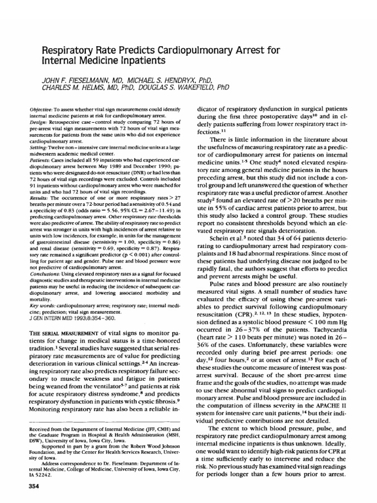 10 BF02600071 | PDF | Sensitivity And Specificity | Cardiopulmonary ...