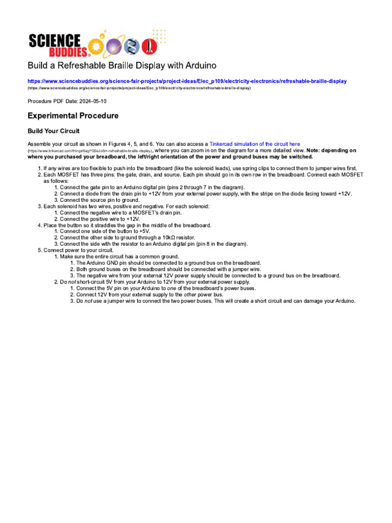 Elec P109-Procedure | PDF