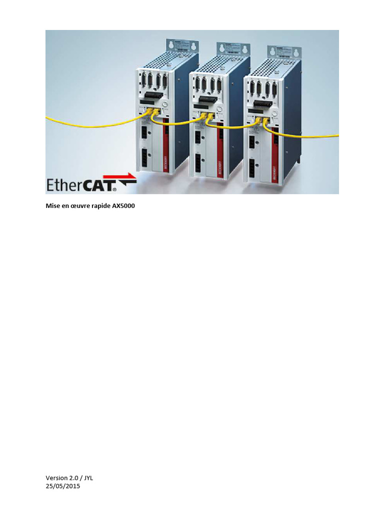 Configuration rapide du variateur AX5000 | PDF | Fichier informatique ...